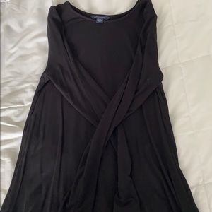 small black long sleeve american eagle dress